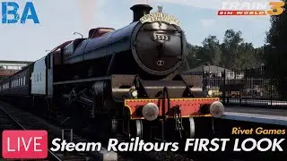 Steam Railtours DLC FIRST LOOK - West Cornwall Local - Train Sim World 3 LIVE