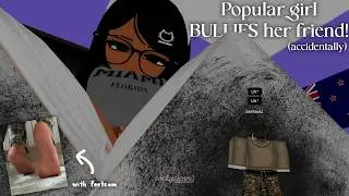The Popular Girl Accidentally Bullies Her Tiny Friend! | Roblox Giantess RP w/ feetcam 👣