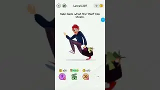 Braindom level 297||take back what the thief has stolen||tricky puzzle