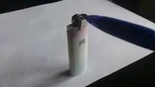 Touching lighter with pen