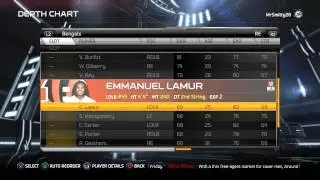 Madden 15 | Bengals Depth Chart | Walkthrough | Final Rosters | w/Mr.Smith26