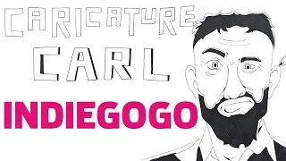 Caricature Carl Indiegogo Pitch