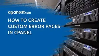 How to create custom error pages in cPanel
