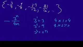 Sequences: Finding the Explicit Formula