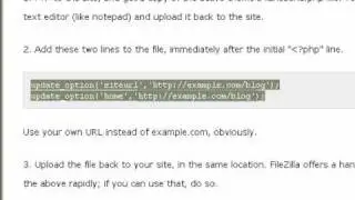How To Reset Urls In Wordpress Using Functions.php File