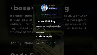 HTML Tutorial Part 12 