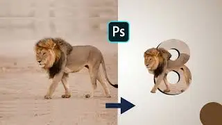 Photoshop Text Effects: How to Create Text Masking Effect in Photoshop 
