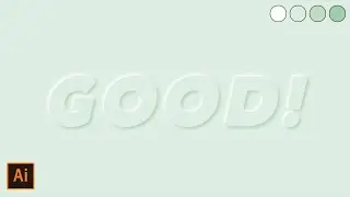 Neumorphism Text Effect In Adobe Illustrator