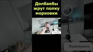Долбаебы жрут попку морковки shorts #shorts #стримерша #гаечка
