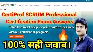 CertiProf SCRUM Foundation Professional Certification Answers | Get Certificate in first attempt