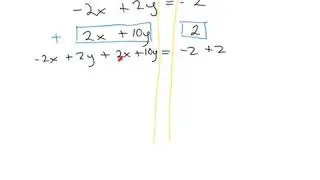 4.4 Elimination Example — Adding Equations