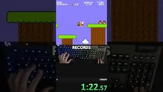 This Hall of Fame Speedrunner must be a robot... #speedrun #supermario