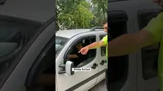 İlk defa ceza yiyen genç doblocu