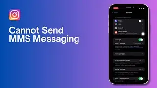 Cannot send mms messaging needs to be enabled to send this message | iPhone | Mac | iOS 18