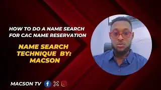 How to do a name search CAC name reservation
