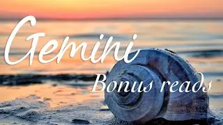 GEMINI BONUS READS TOO FOCUSED ON YOUR PENTACLES!