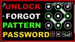Pettern Lock Forgot, reset any lock any model