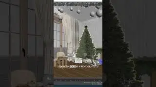 Урок по анимации новогодней ёлки в 3Ds Max и Corona 