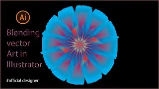 Effect Tools and Blend Tool -( Floral Design - Illustrator Tutorial) bangla tutorial||part-2||