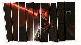 Vertical Panels Collage Effect in Photoshop Easy & Fast
