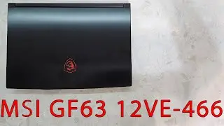 Ноутбук MSI GF63 Thin 12VE-466RU i7 12650H, 16Gb, SSD512Gb, RTX4050 6Gb распаковка и краткий обзор