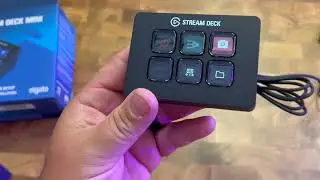 Elgato Stream Deck Mini Boost Productivity with Integration for Apps, Set Up Shortcuts Easily,