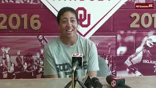 Oklahoma Softball: Tiare Jennings Super Regional press conference