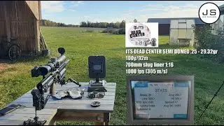 TEST 1000fps - JTS Dead Center Semi-Domed .25 - 29.32gr
