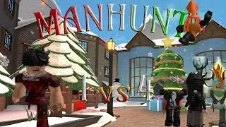 MM2 MANHUNT VS 4 HUNTERS (Murder Mystery 2)