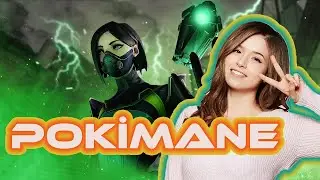 Pokimanie (Viper) out of the dust cloud Best moments Valorant #highlights