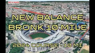 New Balance Bronx 10 Mile (2024): fly over the 10 mi course!