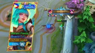 Beatrix Upcoming New Special Skin | Vibrant Fiesta Gameplay | Mobile Legends: Bang Bang