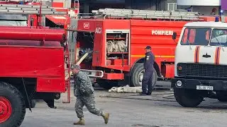 (Прямой эфир) Пожар в Бельцах, городской рынок - 30 августа 2024 г.