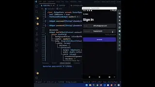 Flutter UI - Sign In Screen