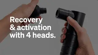 BLACKROLL PRODUCTS | Fascia Gun - how to use the massage gun attachements