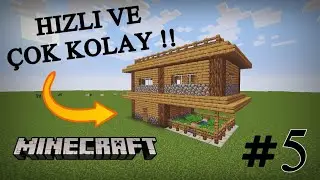 Survial mod için modern ev MİNECRAFT