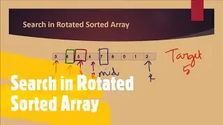 Search in Rotated Sorted Array | LeetCode 33 | Coders Camp