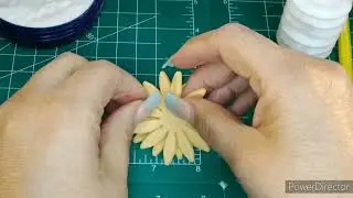 Como hacer un girasol 🌻 pasta flexible