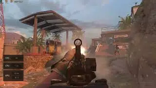 Modern Warfare 2 Intel A750 1440p benchmark run.