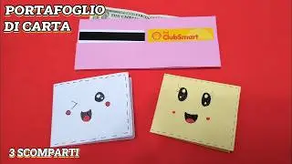 Portafoglio di Carta,Semplice Origami, Gioco di Carta, Divertimento per i Bambini