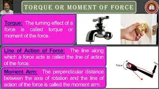 Torque or Moment of Force