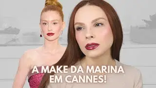 SUBSTITUINDO AS MAKES DO TUTORIAL DO PATRICK TA PELAS MINHAS | MARINA RUY BARBOSA EM CANNES 2024!
