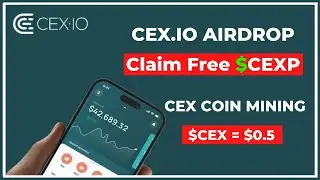CEX.IO Airdrop || CEX.IO Tap To Mine Airdrop || Free CEX.IO Exchange Airdrop on Telegram 