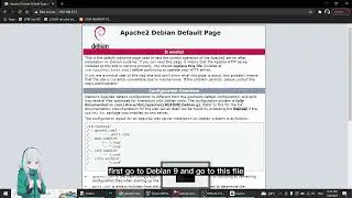How to install a web server in Debian 9