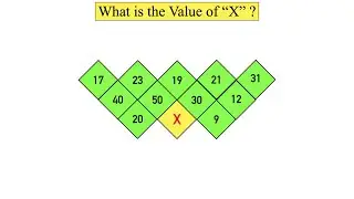 Find The Missing Number In The Pattern ? || Maths Puzzle