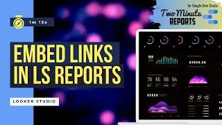 Embed your URL inside a LS Report and toggle the website within Report itself | Two Minute Reports |
