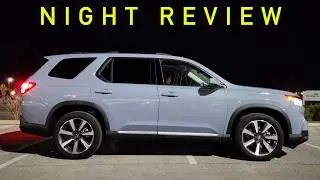 NIGHT REVIEW! -- Does the 2024 Honda Pilot Elite Shine Bright at Night??