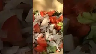 Летний , пикантный салат , на скорую руку #shorts