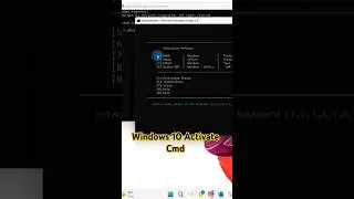 How To Activate Windows 10,11 Using Command Prompt (cmd) new command connect Internet Online