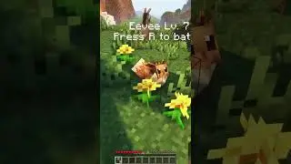 Finding EEVEE on my FIRST DAY in Minecraft COBBLEMON! But i had NO POKEBALLS! #minecraft #cobblemon